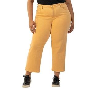 Kut from Kloth Charlotte High Rise Wide Leg Culotte Jeans